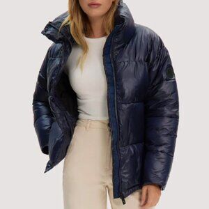 Noize Meadow Short Puffer Navy Eclipse